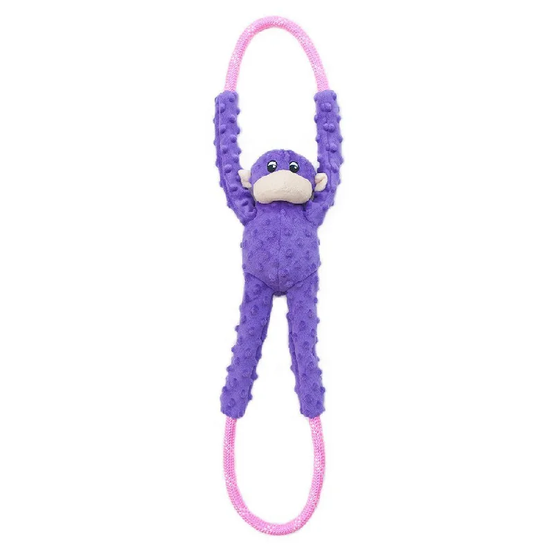 - Natural rubber pet toysZippy Paws Purple Monkey RopeTugz Plush N Rope 28 Inch Tug Toy