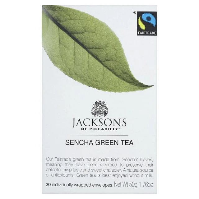 - Parrot climbing and standing wooden frameJacksons of Piccadilly Fairtrade Sencha Green Tea 20 Tea Bags   20 per pack