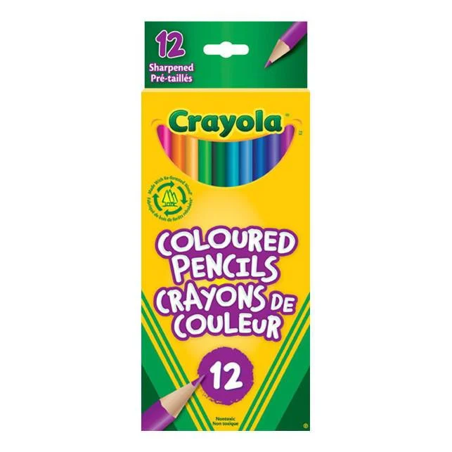 - Automatic temperature adjustment cat bedCrayola coloured pencils 12 pack