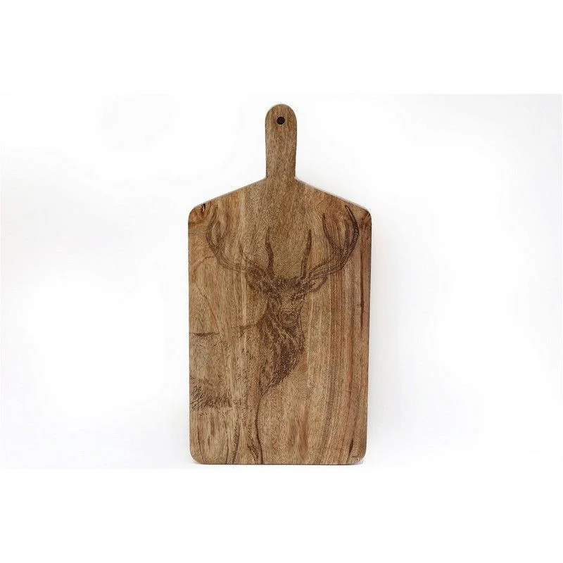 - Summer pet ice matChopping Board Wood with Stag Pattern