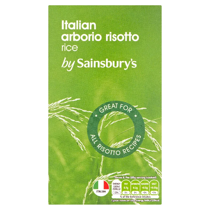 ---Sainsbury's Arborio Risotto Rice 500g