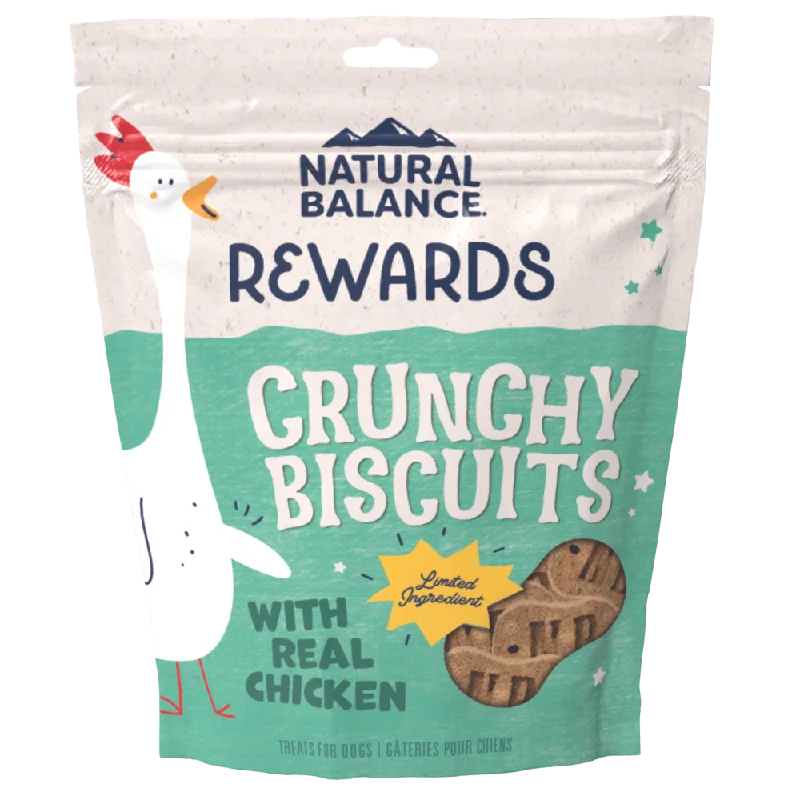 - Organic cotton dog bibsNatural Balance Rewards Crunchy Biscuits With Real Chicken Dog Treats