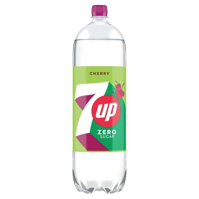 ---7UP Zero Cherry Lemon and Lime.   2L