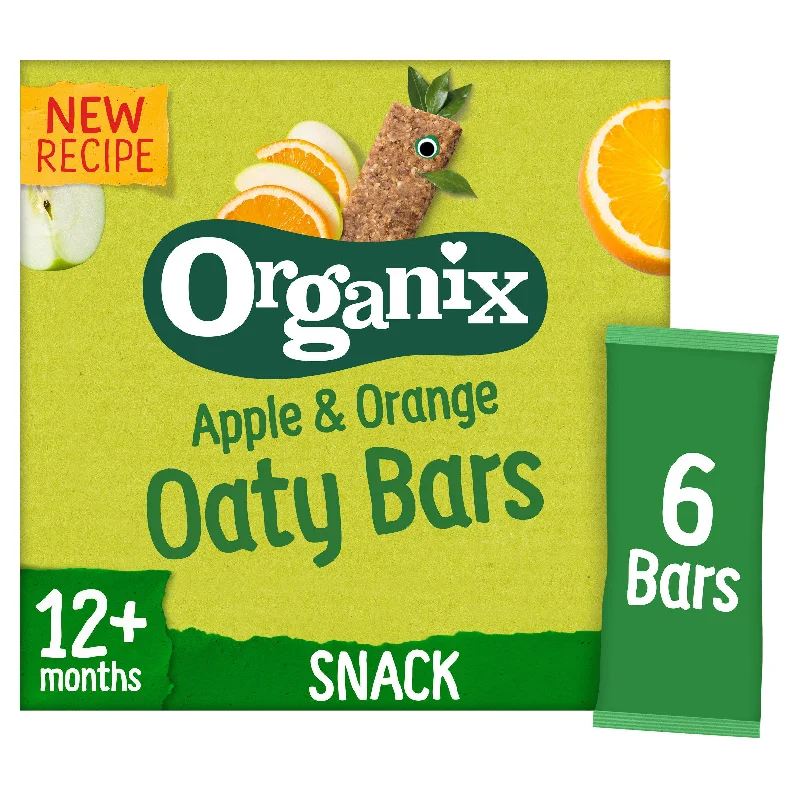 - Air box TSA certified check-inOrganix Apple & Orange Soft Oaty Bars 12+ Months 6x23g