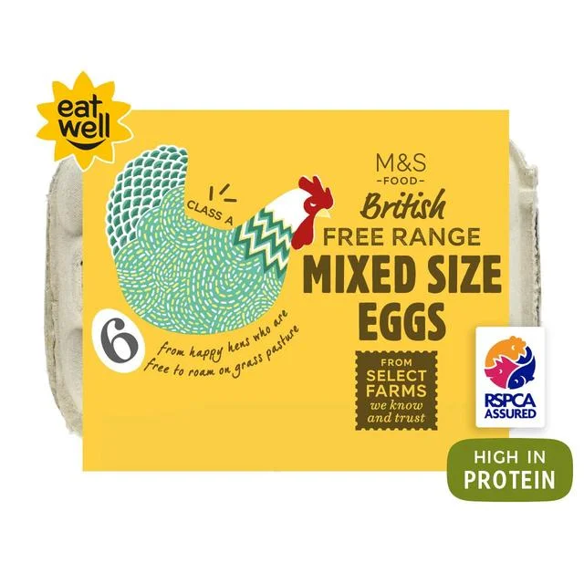 - Foldable and portable cat bagM&S Free Range Mixed Size Eggs   6 per pack