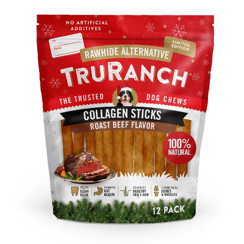 - Pet tear stain cleaning wipesTruRanch® Collagen Sticks Roast Beef Flavor Dog Chews - 12 Pack