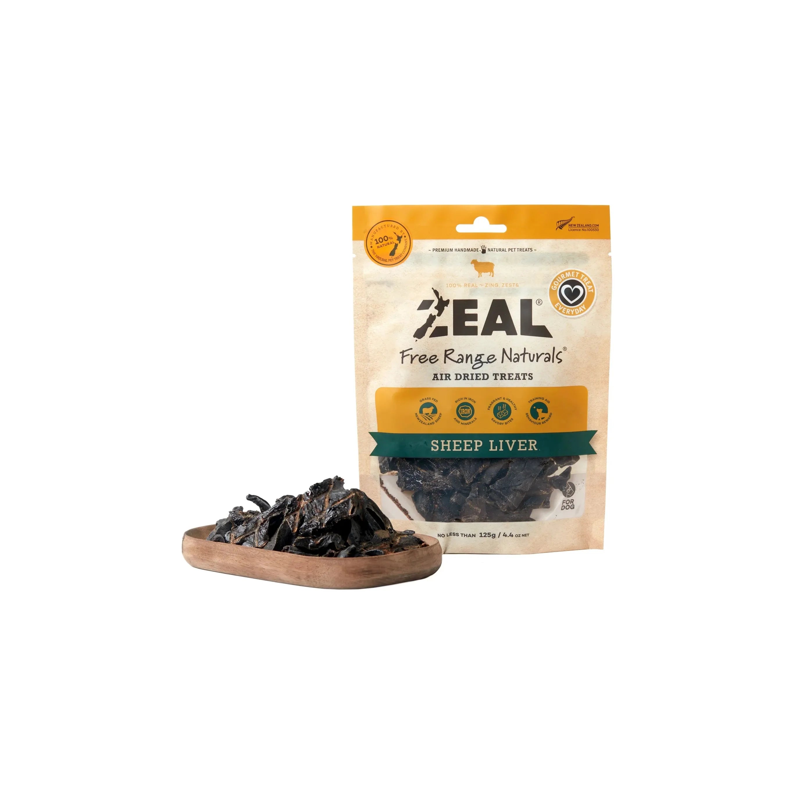 - Dog food nutritional analysisZEAL Air-Dried Dog Treats Sheep Liver 125g