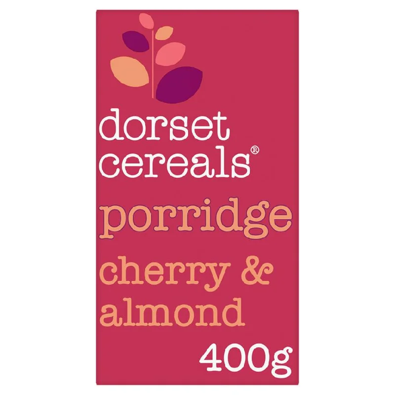 - Organic cotton dog bibsDorset Cereals Porridge Cherry & Almond 400g