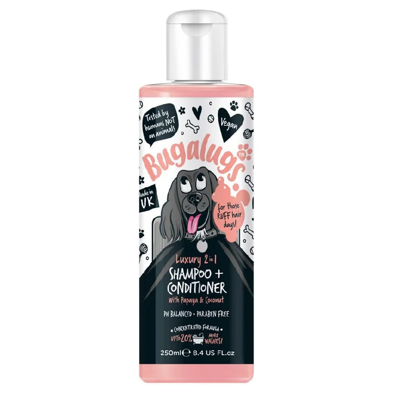 - Degradable pet feces bagBugalugs Luxury 2 in 1 Shampoo + Conditioner with Papaya & Coconut 250ml