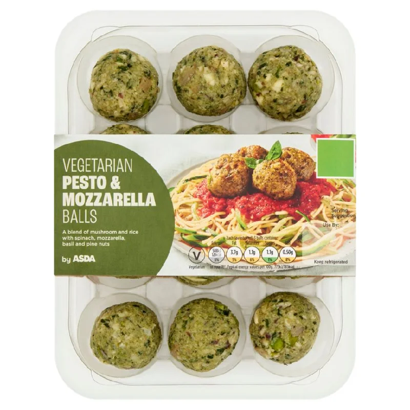 - Pet stroller can be taken on the planeASDA Vegetarian Pesto & Mozzarella Balls 300g