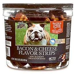 - Remote interactive pet feederDog Treats, Bacon Strips, 30-oz. Tub