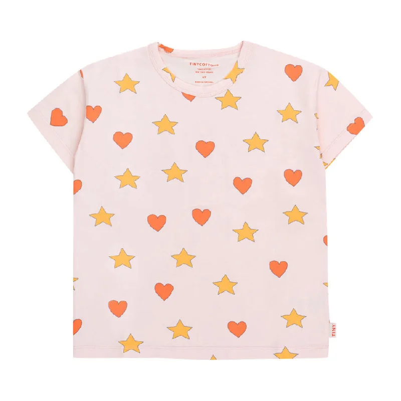 - Hamster silent running wheel to prevent chewingTiny Cottons Pastel Pink Hearts Stars Tee