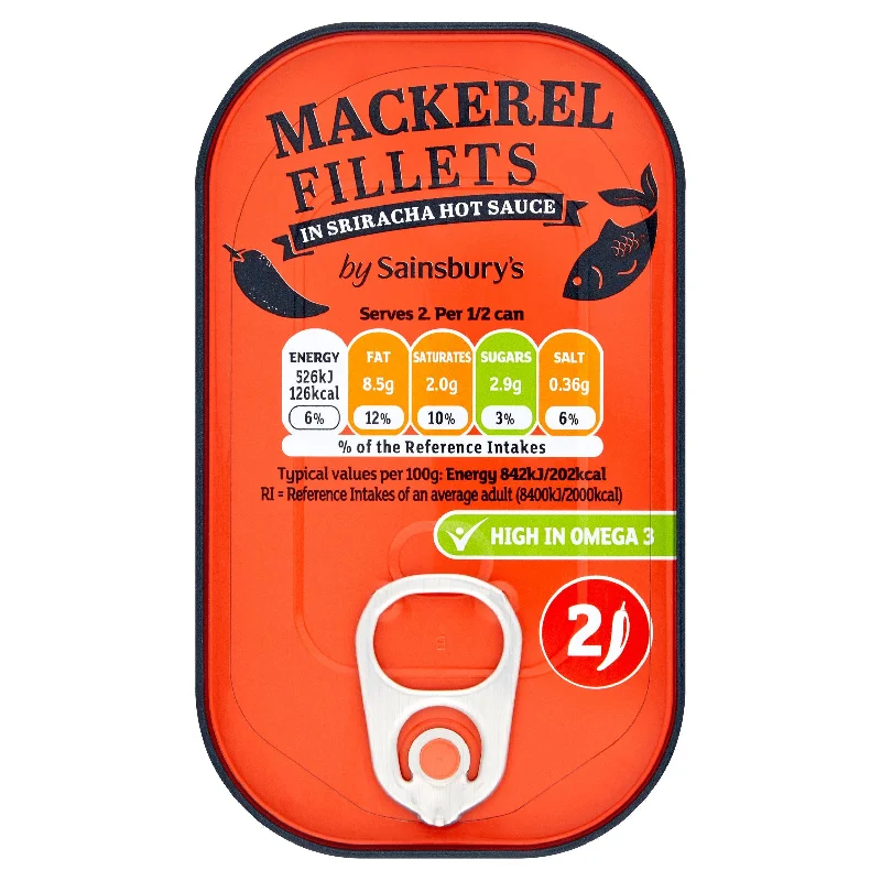 - Pet smart GPS locatorSainsbury's Mackerel Fillets in Sriracha Hot Sauce 125g