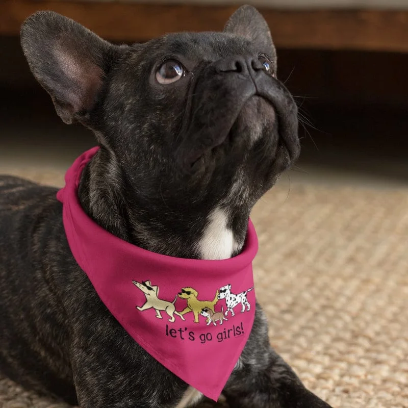 - Dog heart rate monitoring collarLet's Go Girls! - Doggie Bandana