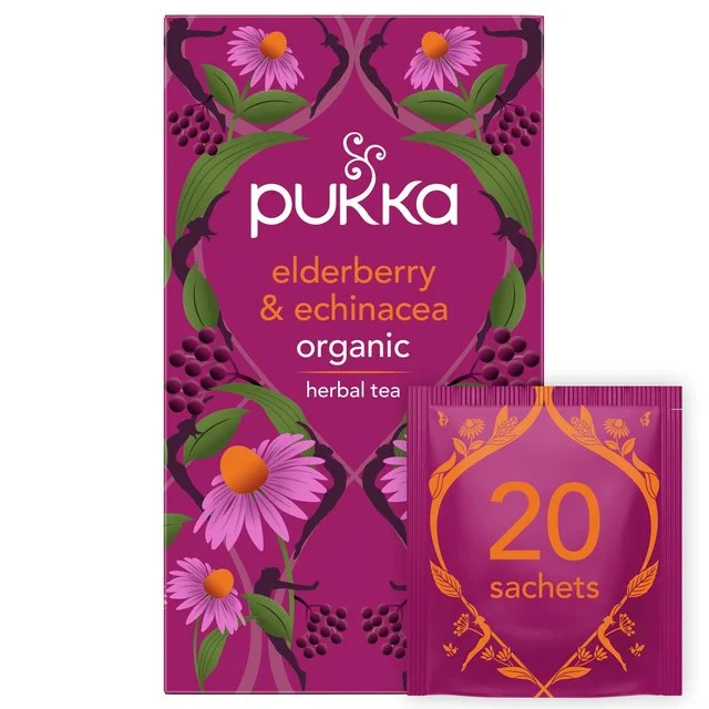 - Summer pet ice matPukka Tea Herbs Elderberry & Echinacea with Elderflower Tea Bags   20 per pack