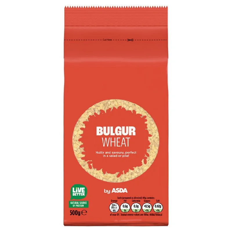 - Foldable and portable cat bagASDA Bulgur Wheat 500g