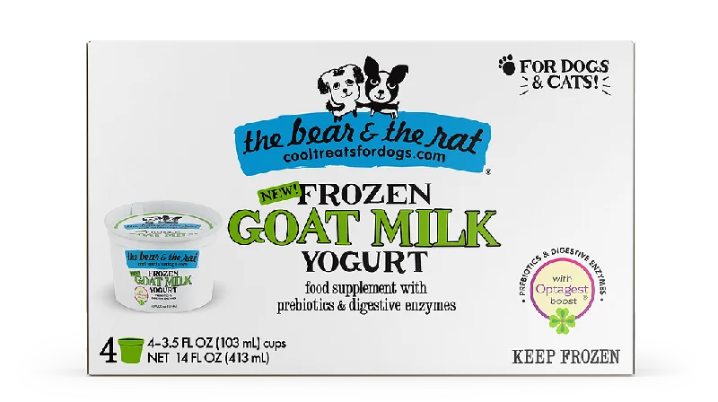 - Pet vitamin complex nutrition tabletsThe Bear & The Rat Frozen Goat Milk Yogurt for Dogs & Cats