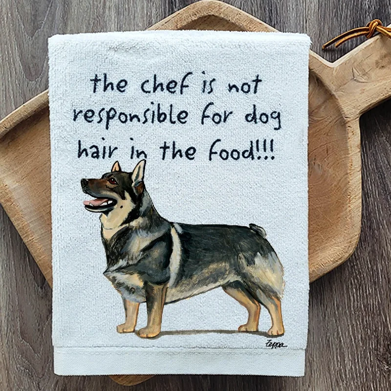  -Splash-proof food bowl AND Anti-choking slow food bowlSwedish Vallhund Dish Towel