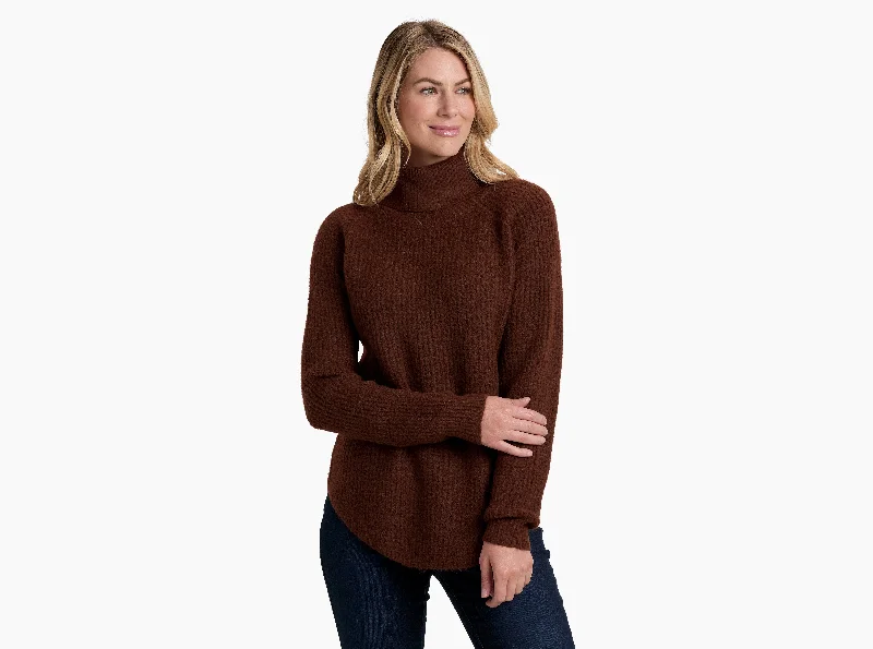  -Anti-scratch scratching board AND cat bed in oneWomen's Sienna Sweater - Mocha