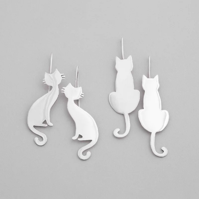 - Pet diabetes prescription foodElegant Silhouette Sterling Cat Earrings