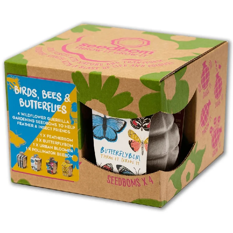 - Foldable and portable cat bagKabloom Birds, Bees & Butterflies Gift Box