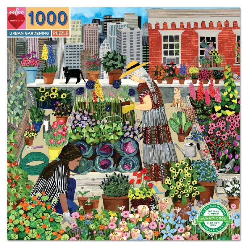 - Automatic temperature adjustment cat bedeeBoo urban gardening 1000 pc puzzle