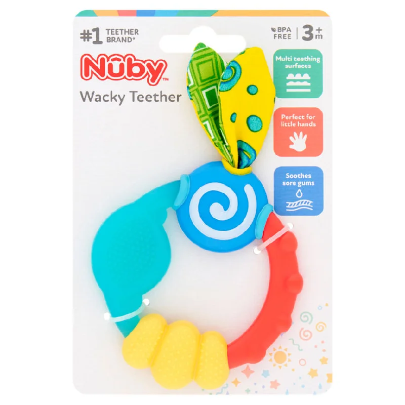 - ​​Pet toys under 10 yuanNuby Wacky Teething Ring 3m+