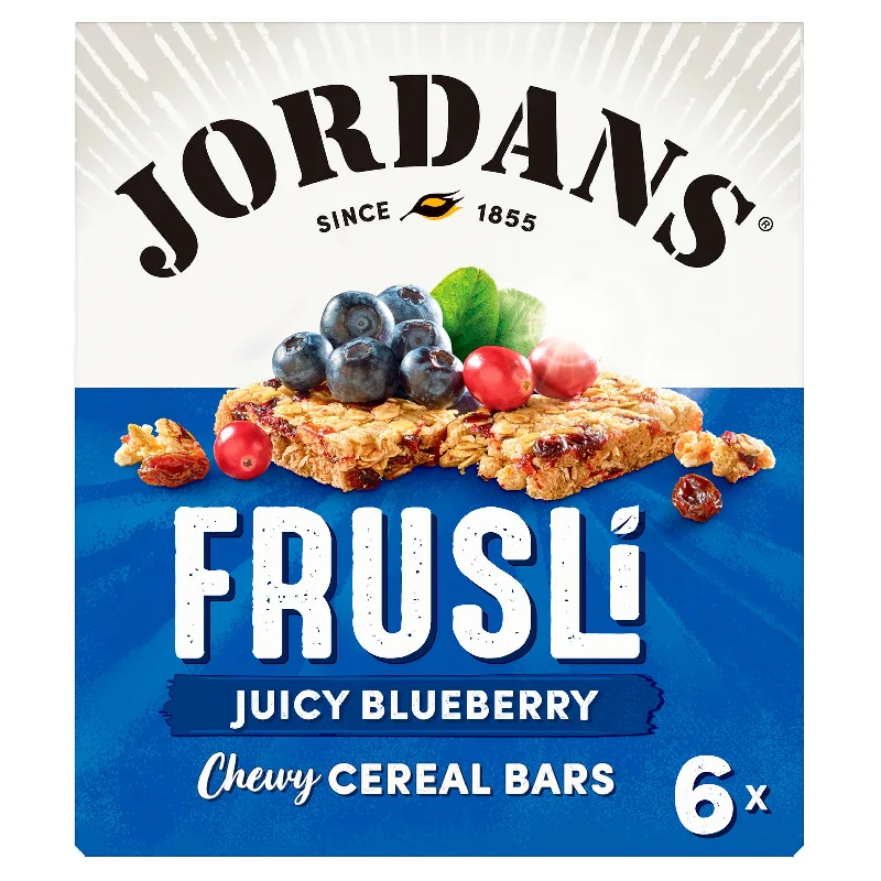 - Teething and chewing toys for puppiesJordans Frusli Juicy Blueberries Cereal Bars 6x30g