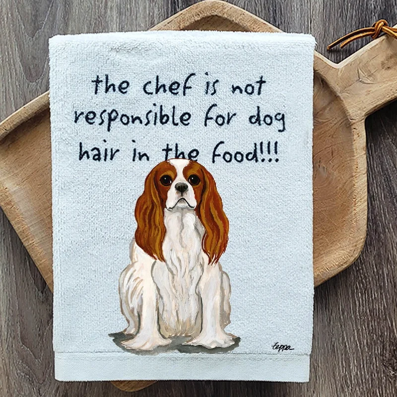 - Rabbit grass rack to prevent waste food boxCavalier King Charles Spaniel Dish Towel