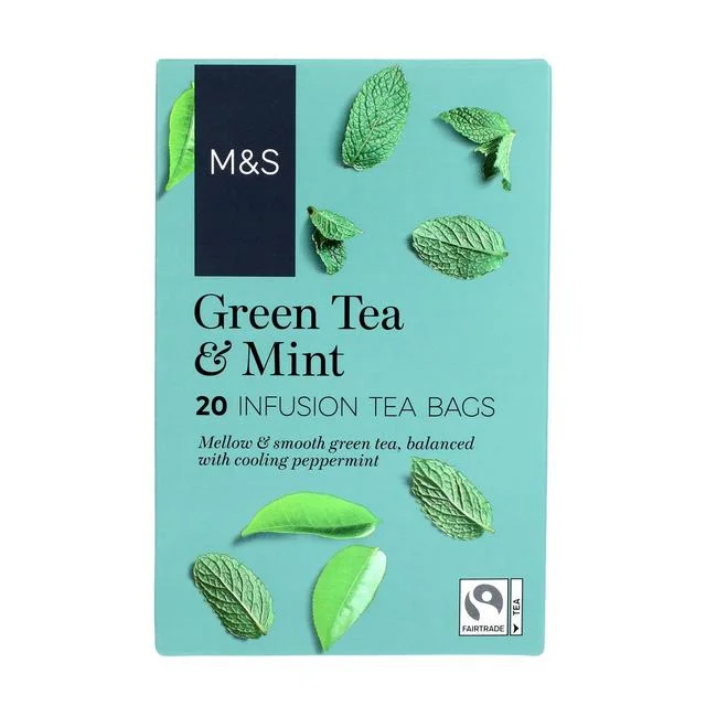 - Rabbit grass rack to prevent waste food boxM&S Green Tea & Mint Teabags   20 per pack