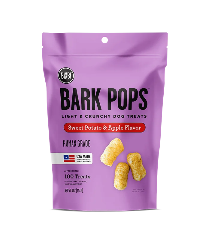 - Degradable pet feces bagBark Pops for Dogs - Sweet Potato & Apple Recipe - 4oz