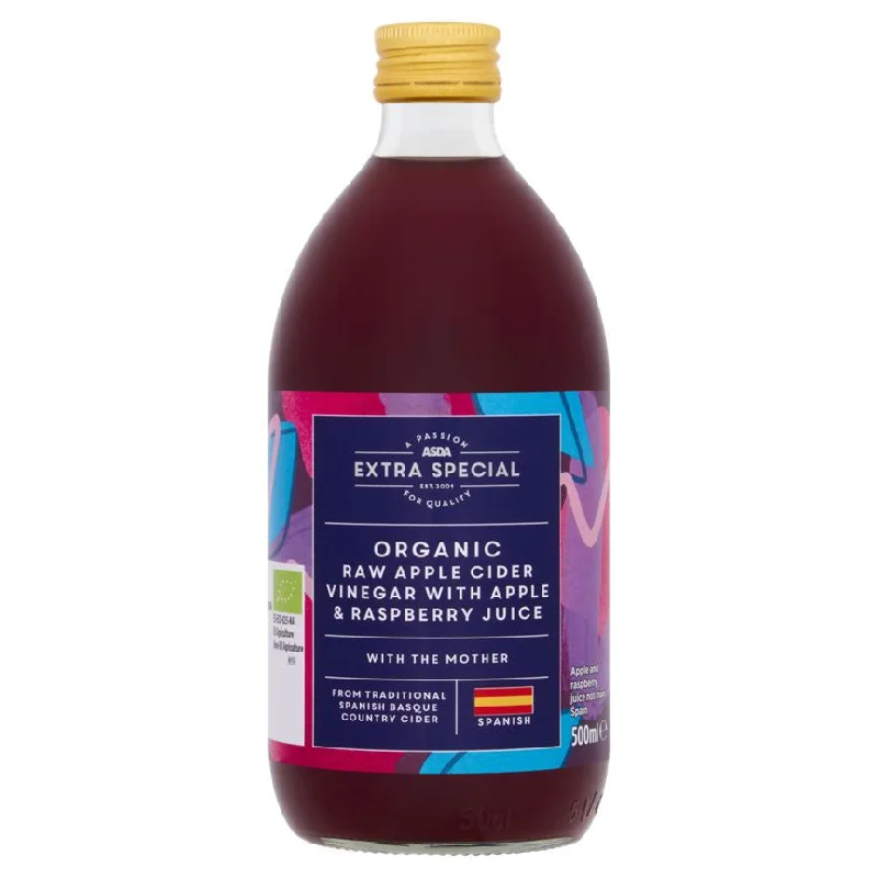 - Winter warm clothes for short-haired dogsASDA Extra Special Organic Raw Apple Cider Vinegar with Apple & Raspberry Juice 500ml