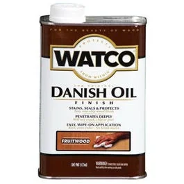 ---Danish Oil Wood Finish, Fruitwood, 1-Qt.