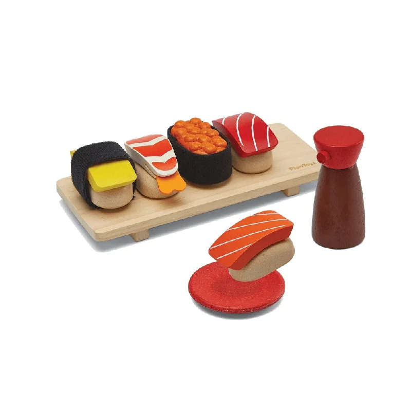 - Air box TSA certified check-inPlan Toys sushi set