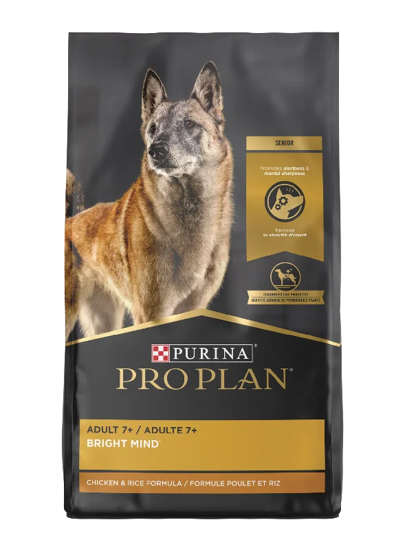 - Car dog seat beltPurina Pro Plan Adult 7+ Bright Mind Chicken & Rice Formula Dry Dog Food