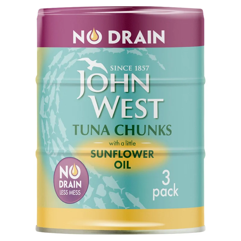 - Pet stroller can be taken on the planeJohn West Tuna Chunks with a Little Sunflower Oil 3x110g