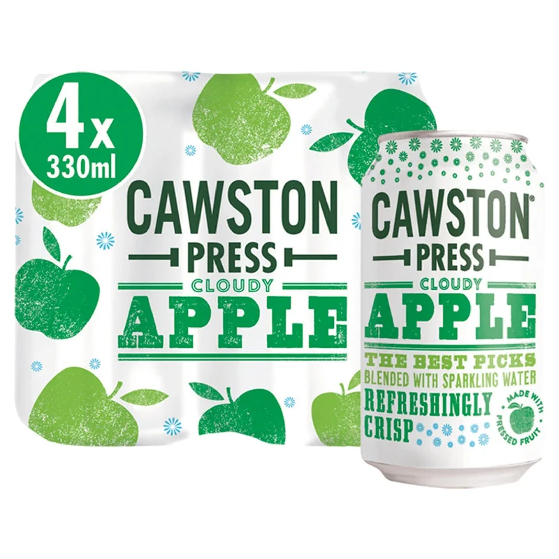 - Natural latex pet mattressCawston Press Sparkling Cloudy Apple 4x330ml