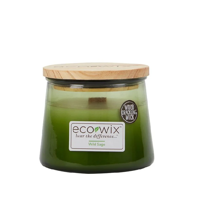 ---Eco Wix Ombre Green Wild Sage Small Jar Candle