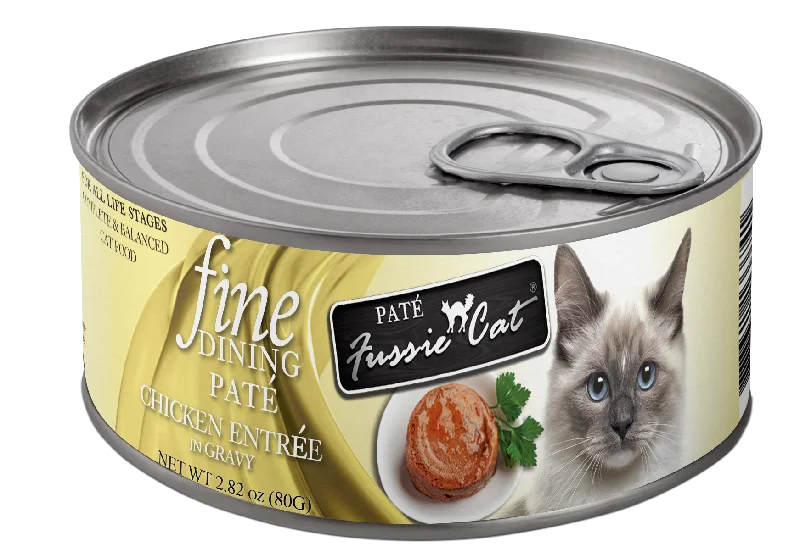    - Cat food for digestive health  Fine Dining - Pate - Chicken Entree in gravy 2.82z Cat Food