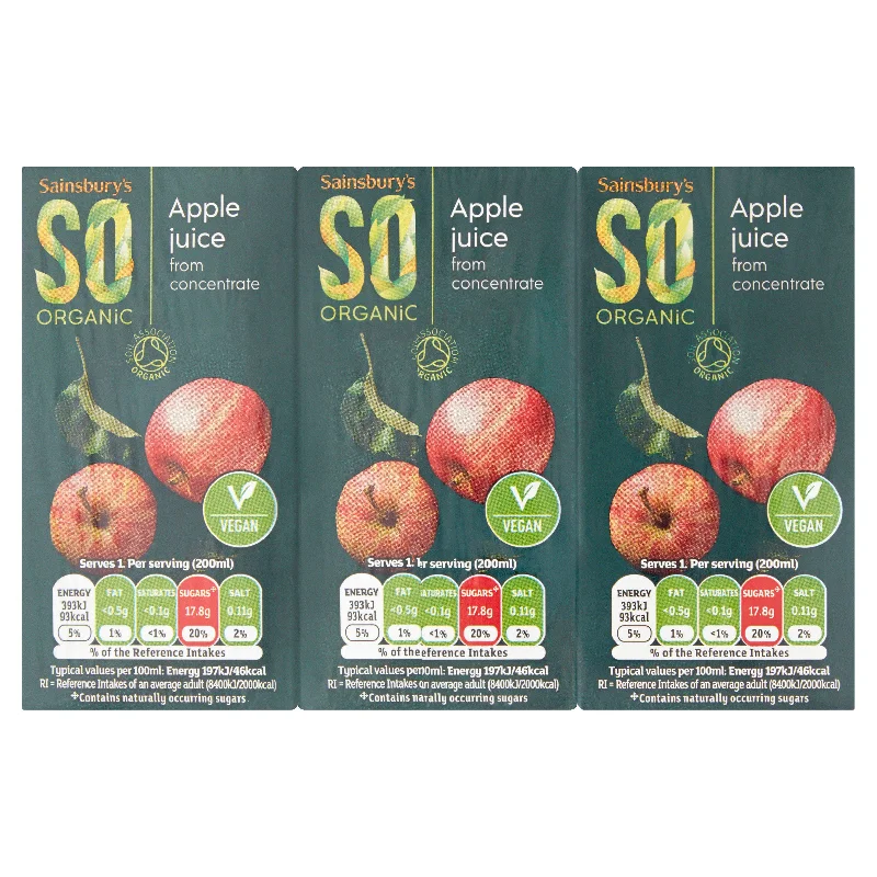 - Hamster silent running wheel to prevent chewingSainsbury's Pure Apple Juice, SO Organic 3x200ml