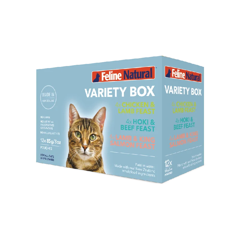 Dog FoodFELINE NATURAL™POUCHES  Variety Box Pouch Cat Food