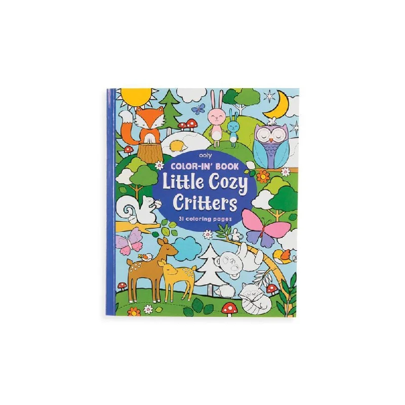 ---Ooly colour-in-book: little cozy critters