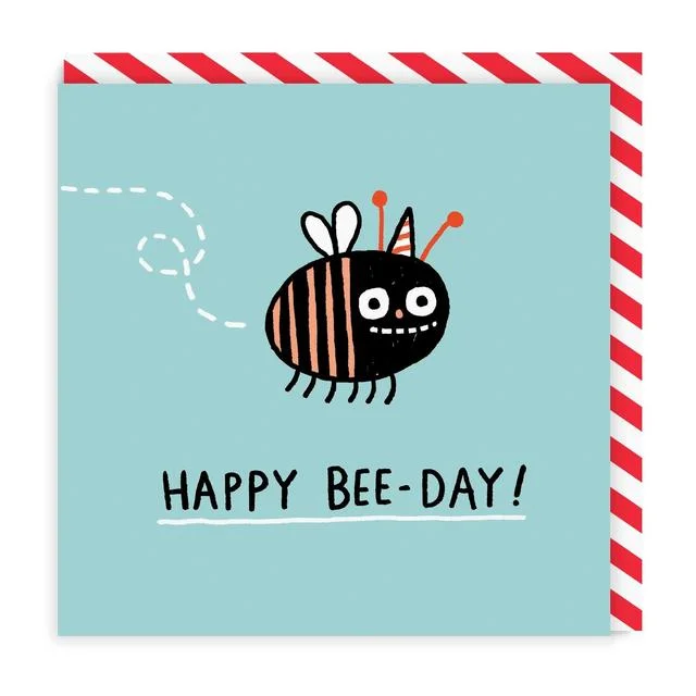 ---Happy Bee Day Birthday Card