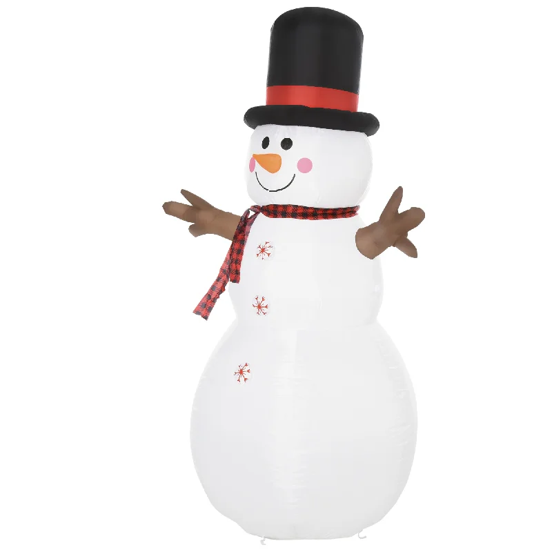 - ​​Christmas pet Christmas clothingHomcom 6 Foot LED Polyester Outdoor Christmas Inflatable Snow Man