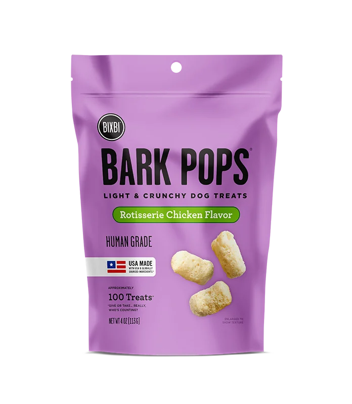 - Natural latex pet mattressBark Pops for Dogs - Rotisserie Chicken Recipe - 4oz