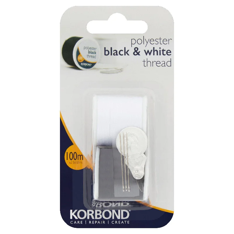 - Car dog seat beltKorbond Black & White Thread