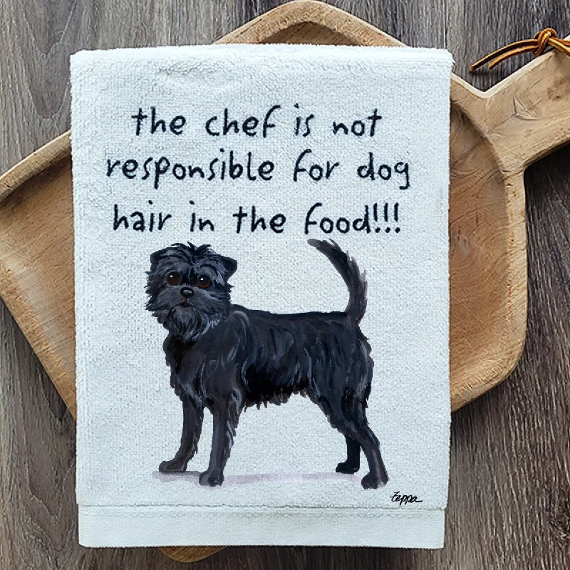 - Postoperative pet anti-licking Elizabethan collarAffenpinscher Dish Towel