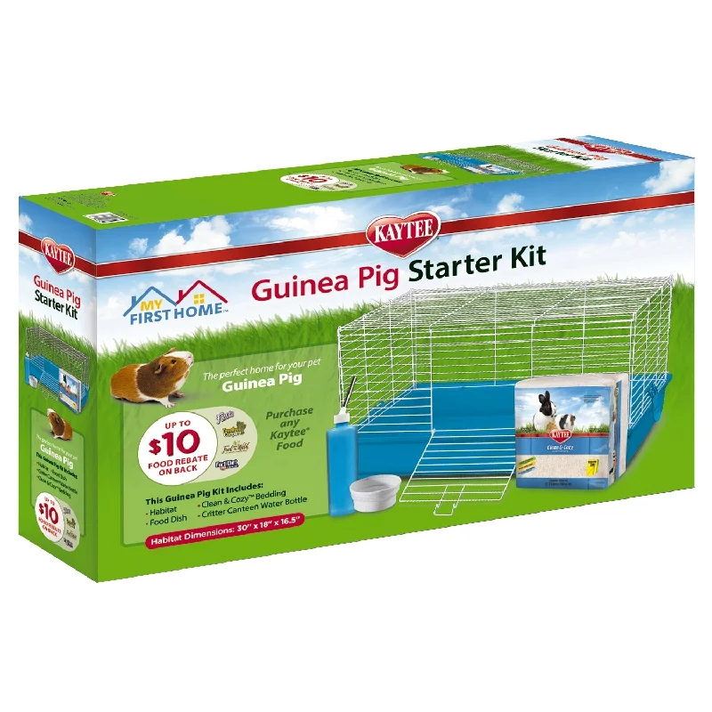 - Automatic induction pet water dispenserKaytee My First Home Guinea Pig Starter Kit (30" L x 18" W x 16.5 H)