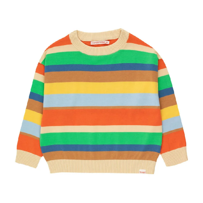 - Postoperative pet anti-licking Elizabethan collarTiny Cottons Orange Retro Stripes Sweater