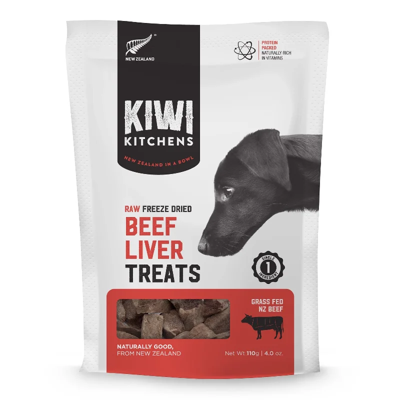  -Chicken-flavored dog foodKIWI KITCHENS Freeze-Dried Dog Treats Beef Liver